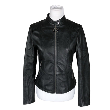 Unisex Hugo Boss - Leather jacket, size 38 - Black ()