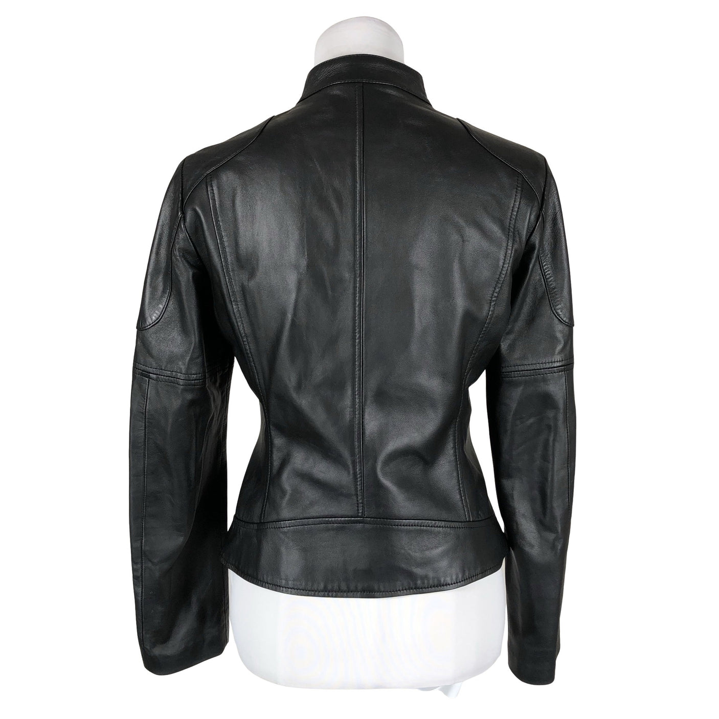Unisex Hugo Boss - Leather jacket, size 38 - Black (2)
