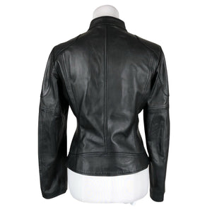 Unisex Hugo Boss - Leather jacket, size 38 - Black (2)