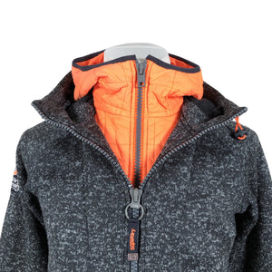 Unisex Superdry - Fleece jacket, size S - Gray (2)