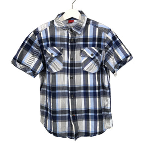 Unisex s.Oliver - Collared shirt, size 134 - 140 - Blue (1)