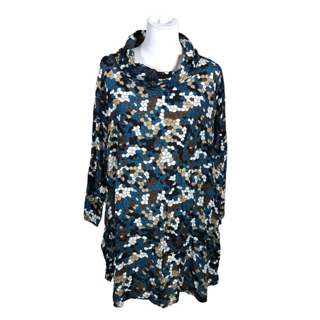 Unisex The Masai - Schiffon tunic, size 40 - Blue ()