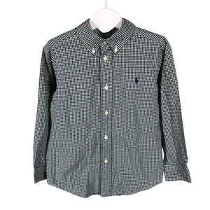 Unisex Polo Ralph Lauren - Collared shirt, size 110 - 116 - Green (1)