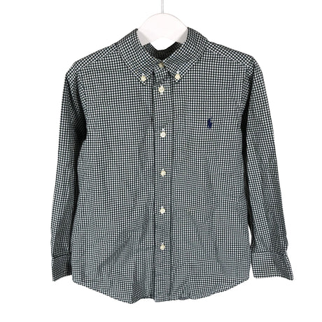 Unisex Polo Ralph Lauren - Collared shirt, size 110 - 116 - Green ()