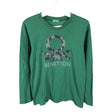 Unisex Benetton - Tricot shirt, size 116 - 122 - Green ()