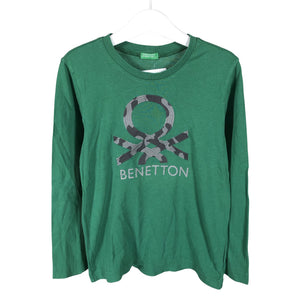 Unisex Benetton - Tricot shirt, size 116 - 122 - Green (1)