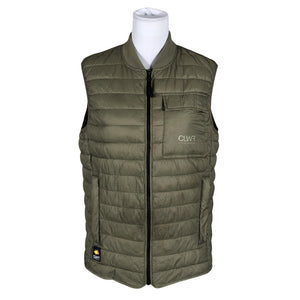 Unisex CLWR - Colour Wear - Winter vest, size 36 - Green (1)