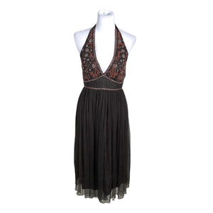 Unisex Blank London - Schiffon dress, size 40 - Brown (1)