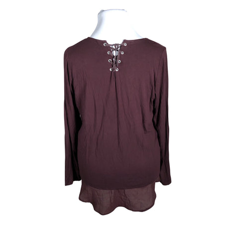 Unisex Ajlajk - Tricot shirt, size 44 - Wine red (2)