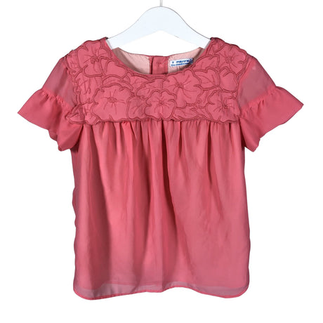 Unisex Mayoral - Schiffon tunic, size 128 - 134 - Light pink ()
