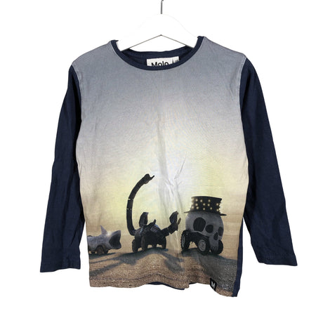 Unisex Molo Kids - Tricot shirt, size 104 - 110 - Blue ()