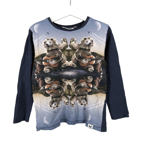 Unisex Molo Kids - Tricot shirt, size 104 - 110 - Blue ()