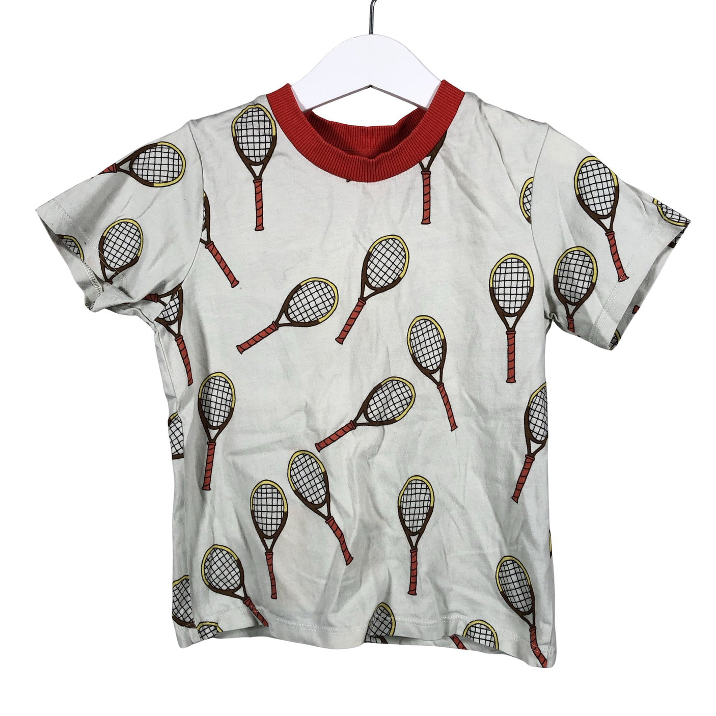 Unisex Mini Rodini - T-shirt, size 104 - 110 - Gray (1)