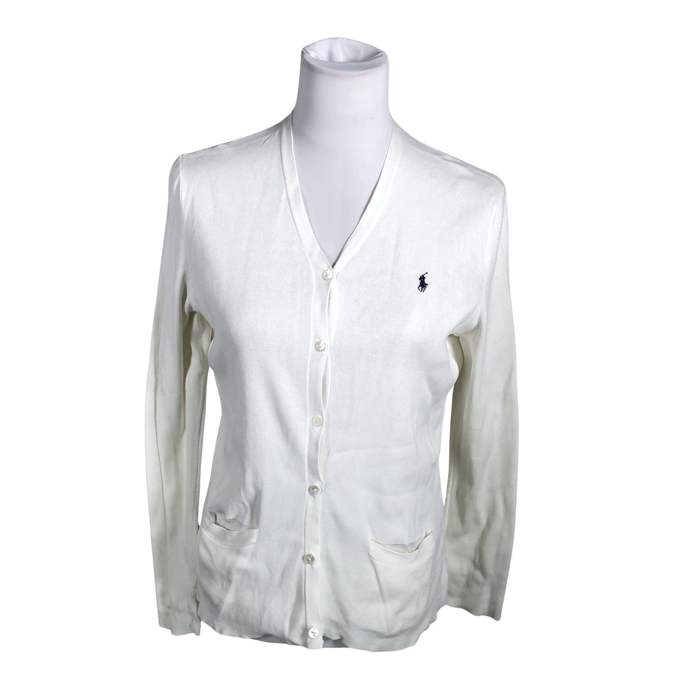 Unisex Ralph Lauren Sport - Cardigan, size 38 - White (1)