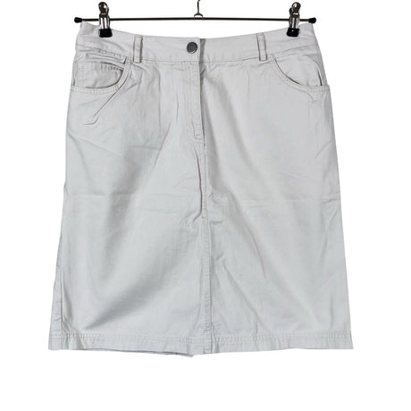 Unisex Casual Corner - Fabric skirt, size 38 - Gray ()