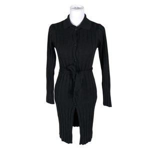 Unisex Part two - Cardigan, size 36 - Black (1)