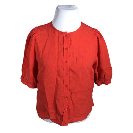 Unisex Part two - Short-sleeved blouse, size 44 - Red ()
