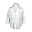 Unisex Samoon - Collared shirt, size 44 - White ()