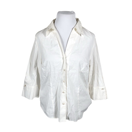 Unisex Samoon - Collared shirt, size 44 - White ()
