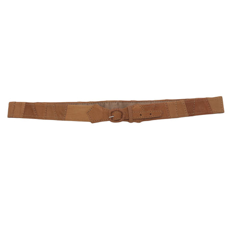 Unisex Handmade - Leather belt, size Ei kokoa - Brown ()