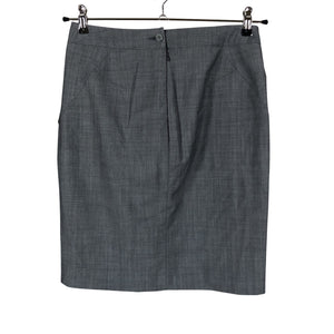 Unisex Tiger of Sweden - Fabric skirt, size 36 - Gray (2)