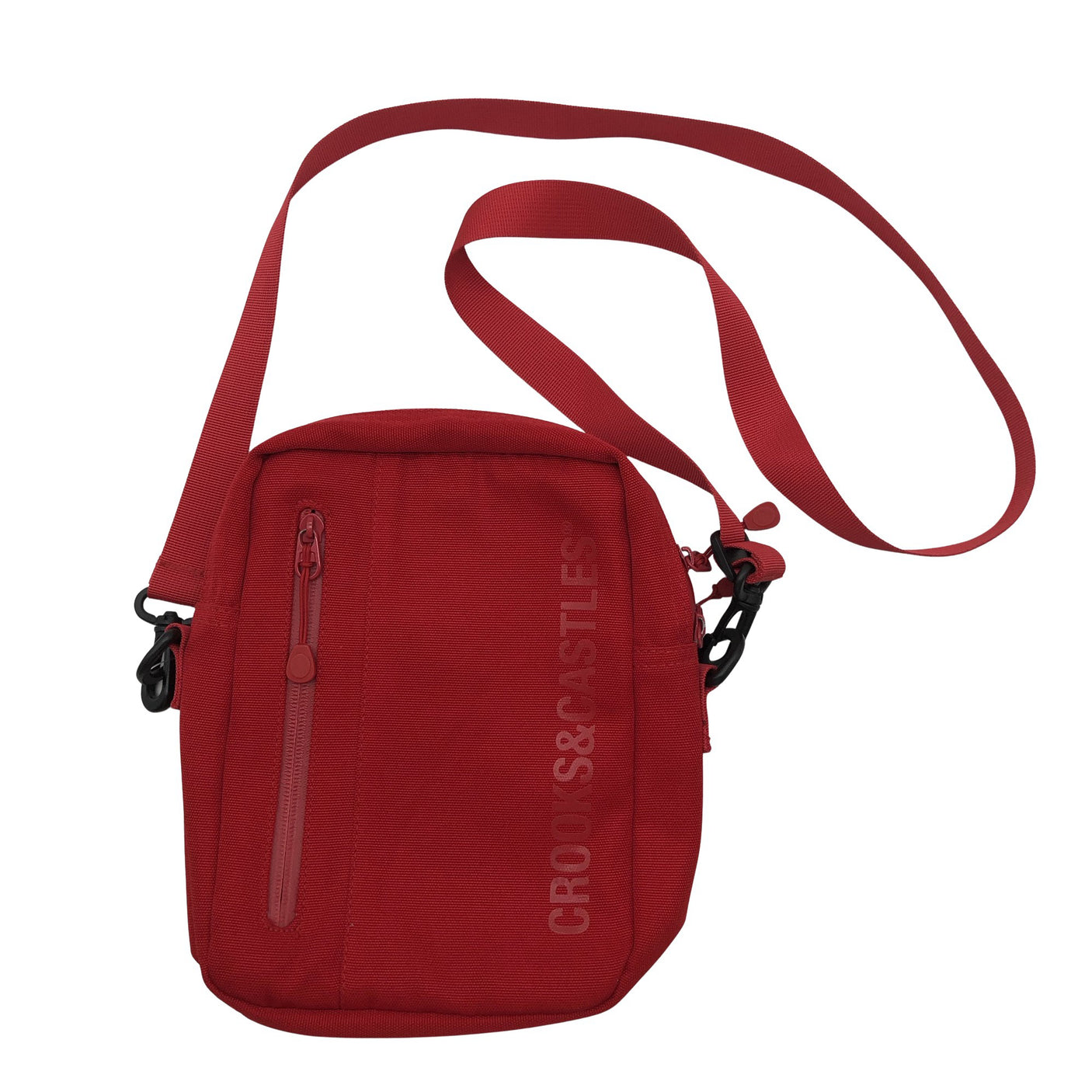 Unisex Crooks&Castles - Shoulder bag, size Mini - Red (1)