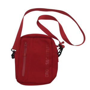 Unisex Crooks&Castles - Shoulder bag, size Mini - Red (1)