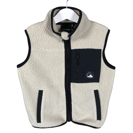 Unisex Everest - Fleece vest, size 122 - 128 - Beige ()