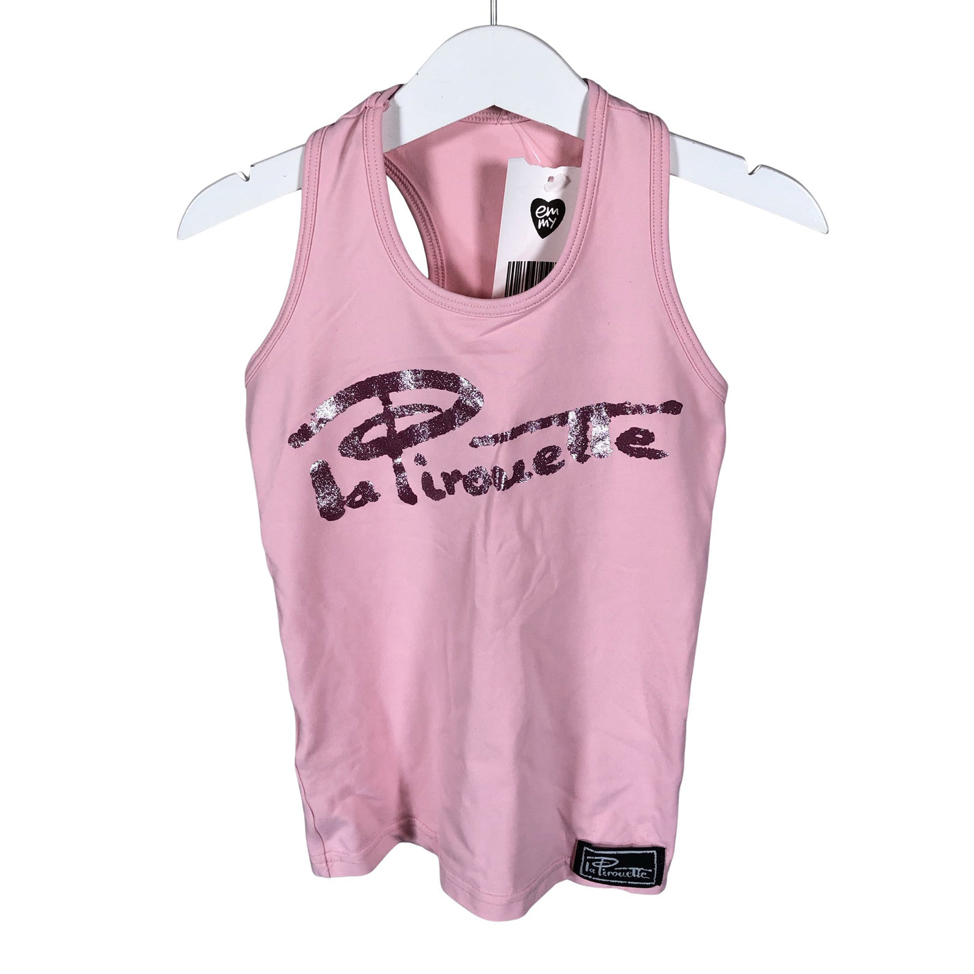 Unisex La Pirouette - Sports top, size 110 - 116 - Light pink (1)