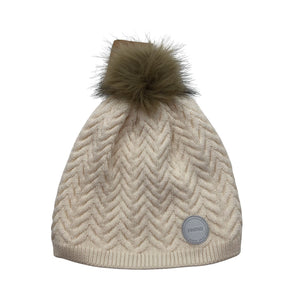 Unisex Reima - Winter beanie, size 56 - 62 - Beige (1)