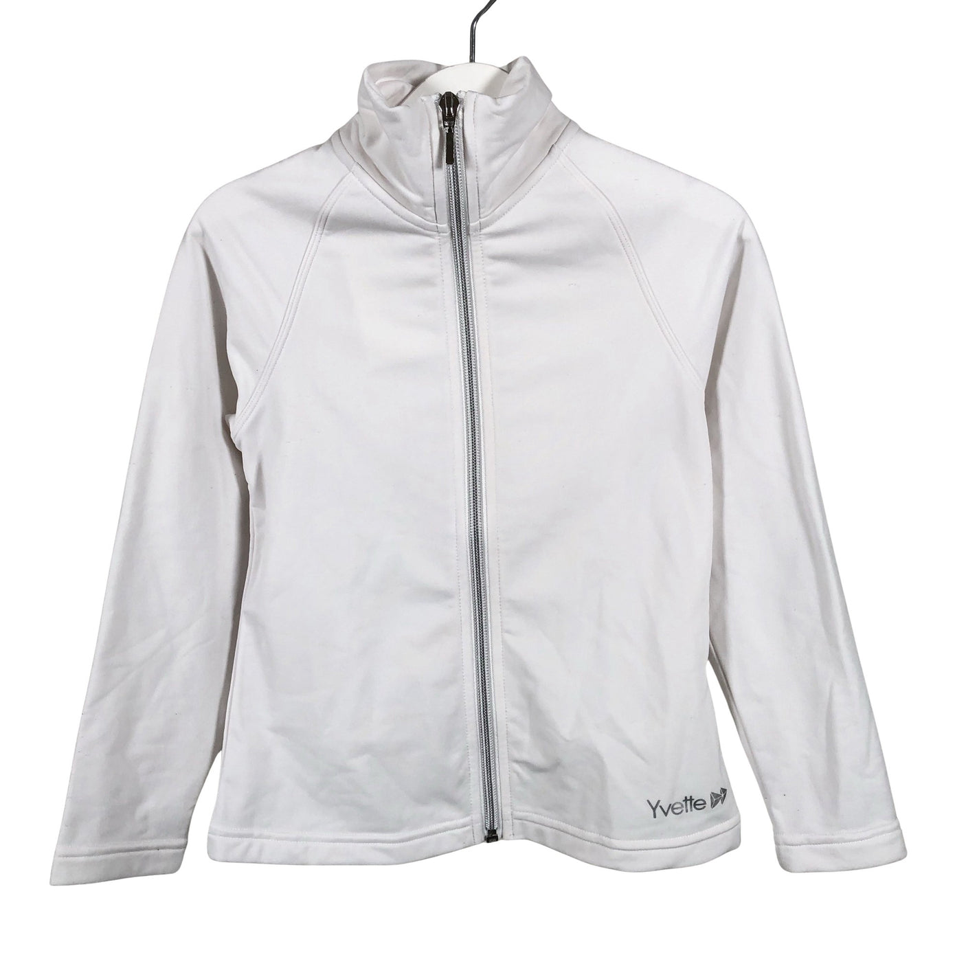 Unisex Yvette - Sports shirt, long sleeve, size 122 - 128 - White (1)