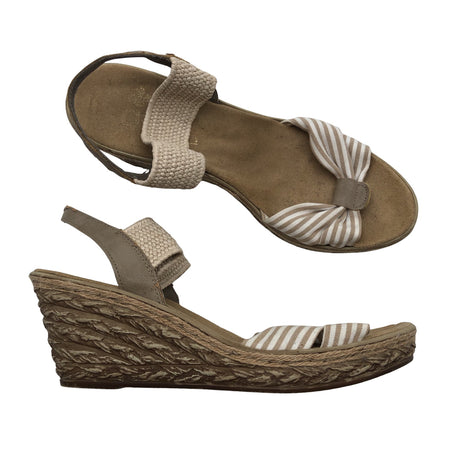 Unisex Rieker - Wedge sandals, size 39 - Beige ()
