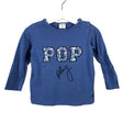 Unisex Polarn O. Pyret - Tricot shirt, size 80 - 86 - Blue ()