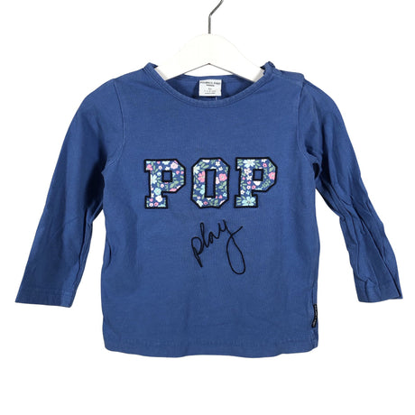 Unisex Polarn O. Pyret - Tricot shirt, size 80 - 86 - Blue ()