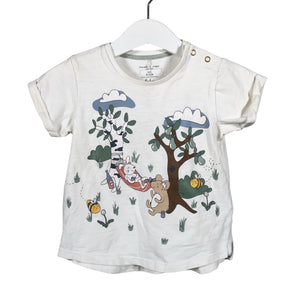 Unisex Polarn O. Pyret - T-shirt, size 74 - 80 - White (1)