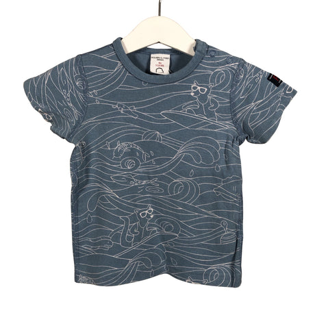 Unisex Polarn O. Pyret - T-shirt, size 80 - 86 - Light blue ()