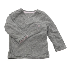 Unisex Esprit - Wrap bodysuit, size 62 - 68 - Gray (1)