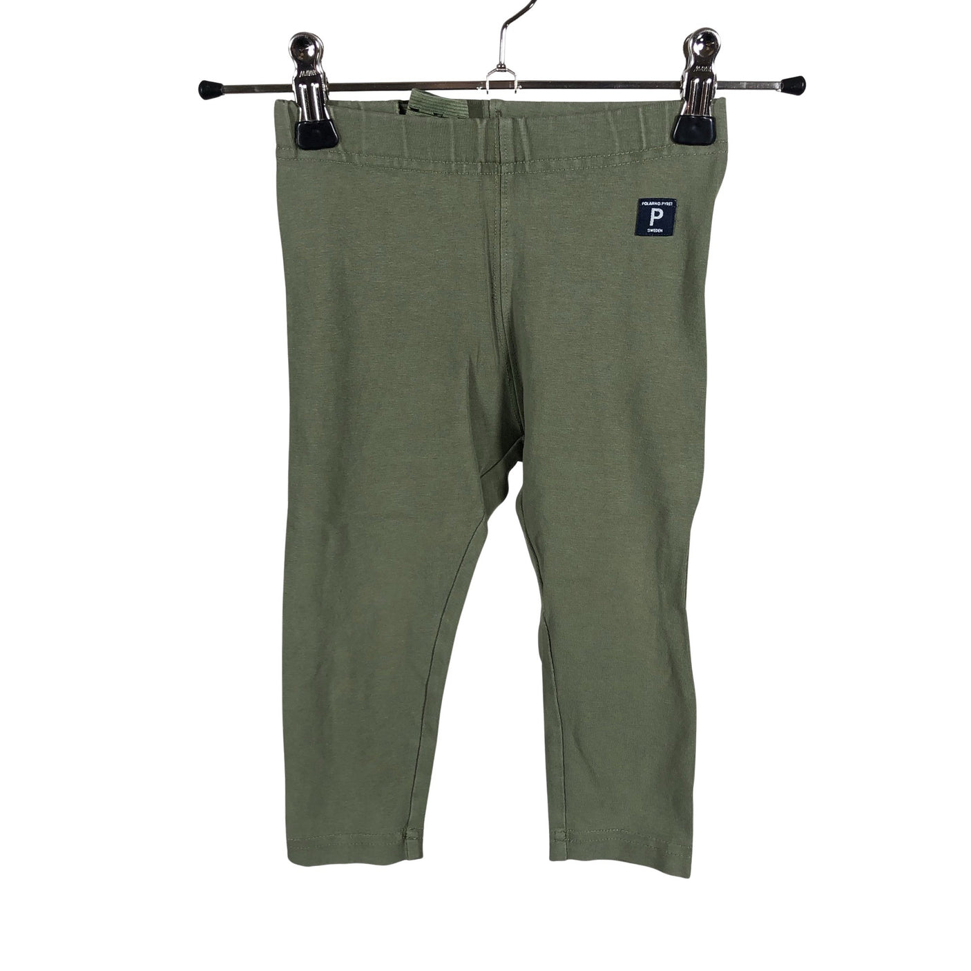 Unisex Polarn O. Pyret - Leggings, size 80 - 86 - Green (1)