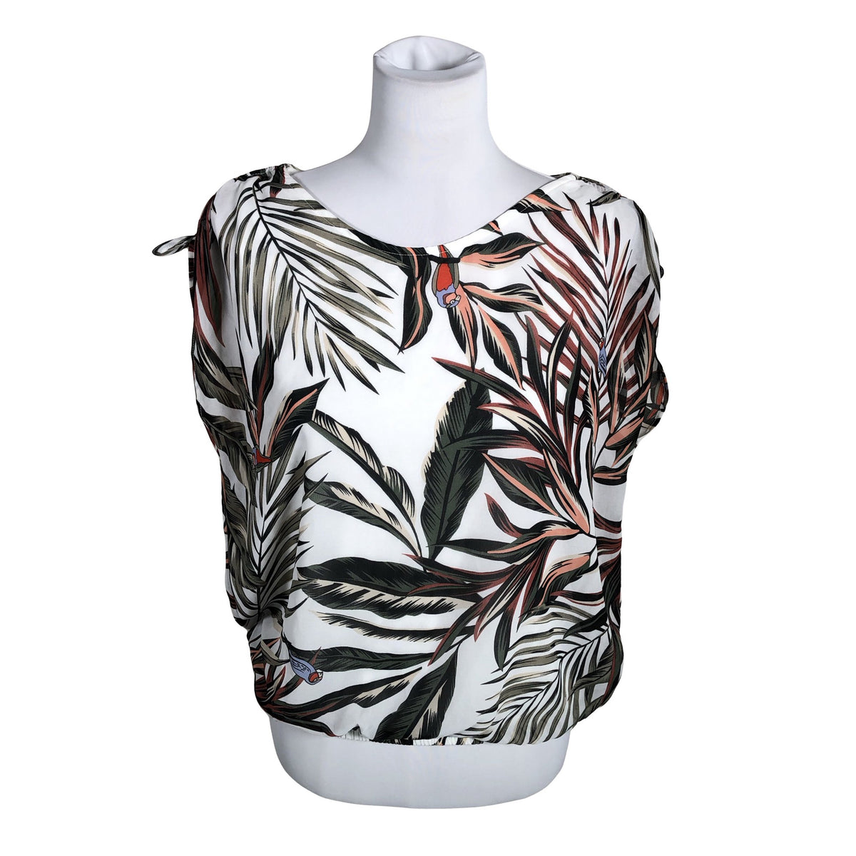 Unisex s.Oliver - Short-sleeved blouse, size 38 - Green (1)