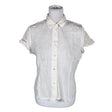 Unisex Otto Kern - Short-sleeved blouse, size 40 - White ()
