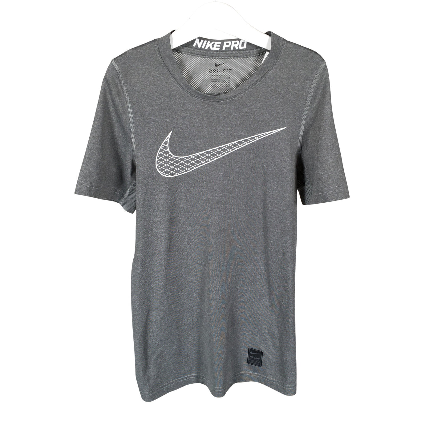 Unisex Nike - Sports shirt, short sleeve, size 146 - 152 - Gray (1)