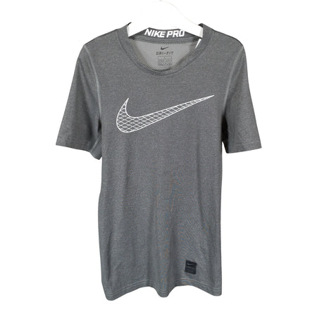 Unisex Nike - Sports shirt, short sleeve, size 146 - 152 - Gray ()
