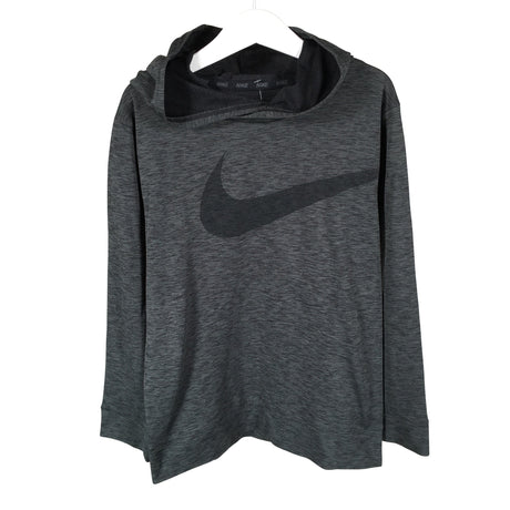 Unisex Nike - Sports shirt, long sleeve, size 128 - 134 - Gray ()