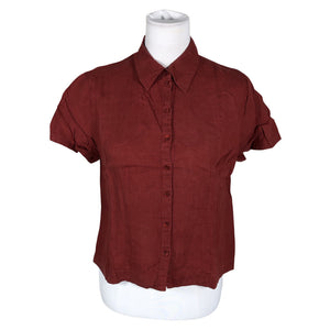 Unisex Jake's - Short-sleeved blouse, size 40 - Wine red (1)