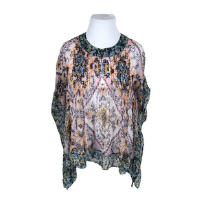 Unisex Derhy - Short-sleeved blouse, size 42 - Light pink (1)