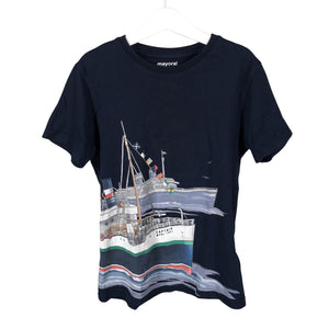 Unisex Mayoral - T-shirt, size 128 - 134 - Blue (1)