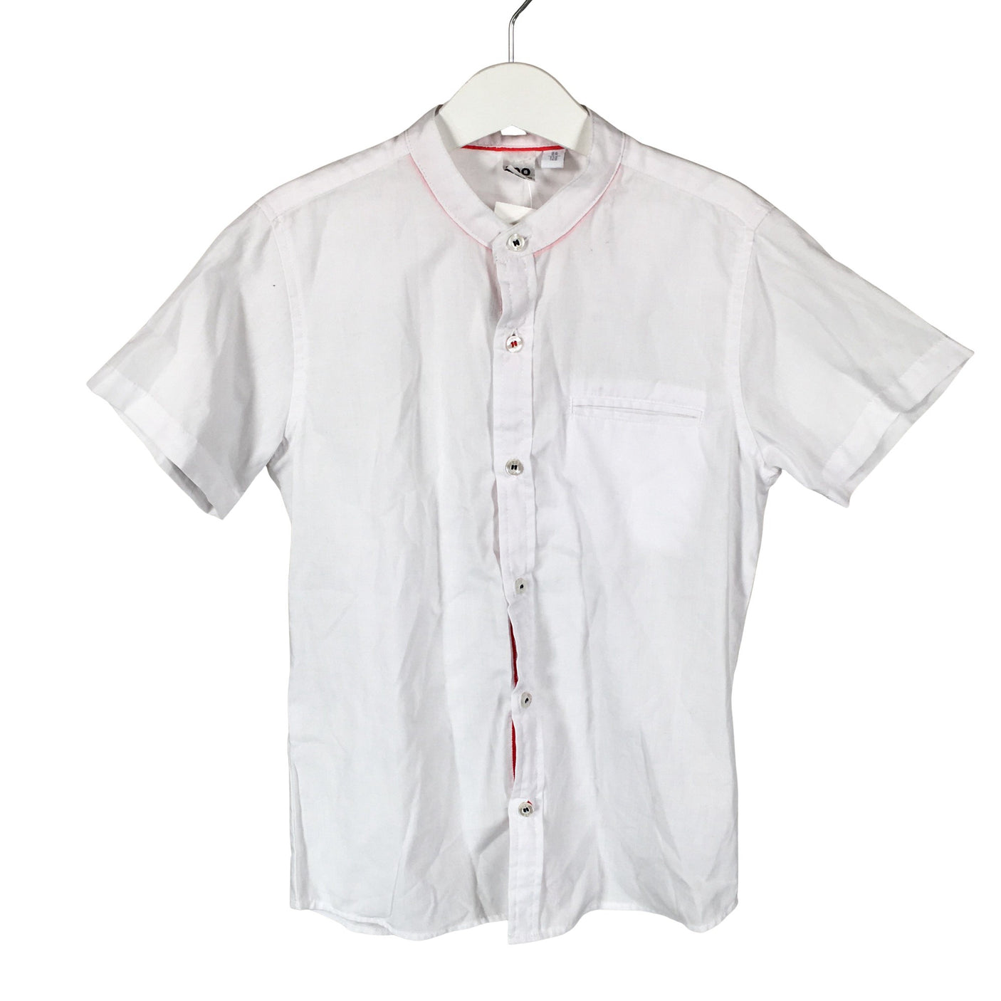 Unisex i Do - Collared shirt, size 122 - 128 - White (1)