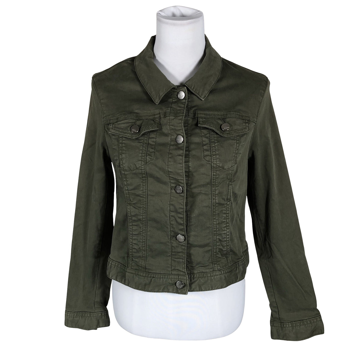 Unisex Your Face - Denim jacket, size 38 - Green (1)