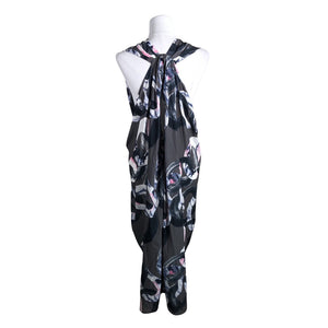 Unisex Lindex - Schiffon dress, size 36 - Gray (2)