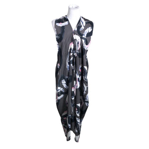 Unisex Lindex - Schiffon dress, size 36 - Gray (1)